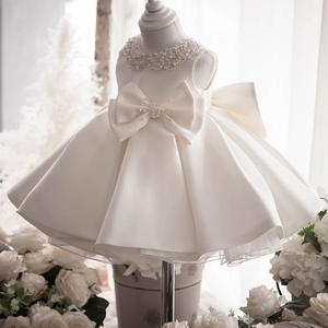 女の子のための女の子女の子のプリンセスドレス新生児パーティービーズドレス洗礼パーティーイベントフロック女の子 - Product Image 3