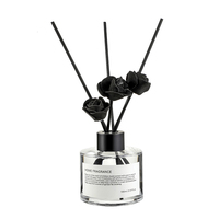 Diffuseur de parfum d'ambiance longue durée à l'huile essentielle, ensemble de diffuseurs à roseaux en verre 100 ml, fait à la main