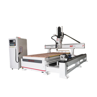 Changement d'outil automatique linéaire LT-1325/LT-1530/LT-2030 8 outils routeur CNC 1500w servomoteurs LNC Syntec contrôle 2040 6090 9012