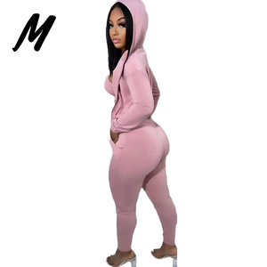 Commercio all'<span class=keywords><strong>ingrosso</strong></span> di alta qualità Logo personalizzato cotone <span class=keywords><strong>donna</strong></span> Crop Blanks felpe con cappuccio Set 3 pezzi due pezzi Set <span class=keywords><strong>abbigliamento</strong></span> <span class=keywords><strong>donna</strong></span> - Product Image 5