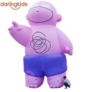 Leopardo Inflable Publicitario de Dibujos Animados, Inflable de Animal Gordo <span class=keywords><strong>para</strong></span> Decoración de Eventos - Product Image 2