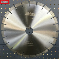 Disque de coupe silencieux MIDSTAR de 400 mm, soudé haute fréquence, qualité supérieure, pour le tri du granit, idéal pour la découpe à l'eau