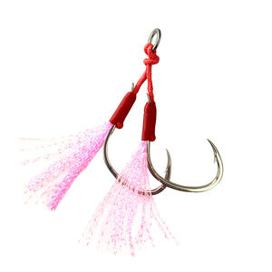 Amo da Pesca a Doppia Piastra in Ferro con Piume, Accessori per Attrezzatura da Pesca - Product Image 1
