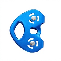 MingPin Système à double poulie de type cœur, résistance à la rupture de 36KN, boucle à rouleau pour câble en acier inoxydable, conception anti-chute, 1 anneau en D