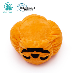 Venta al por mayor 100% Reciclado Halloween Tote Calabaza Tela Felpa Trick or Treat Cubo Cesta con relleno <span class=keywords><strong>de</strong></span> algodón PP - Product Image 5