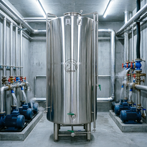 Chauffe-eau électrique vertical isolé en <span class=keywords><strong>acier</strong></span> inoxydable de 2000 L, grande capacité, réservoir de stockage d'eau chaude - Product Image 2