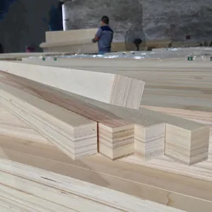 LVL madera contrachapada de madera de pino madera de álamo con buen precio para núcleo de puerta