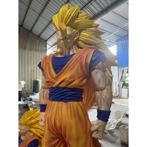 Modelo de <span class=keywords><strong>Arcilla</strong></span> para Impresión 3D al por Mayor, Figura de Resina de Goku de Dragon Ball, Estatua de Goku de Anime, Figura de Vegeta de Dragon Ball Z - Product Image 4