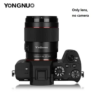 YONGNUO YN 85 Mm F1.8S DF DSM Bukaan Besar AF MF 85 Mm F1.8 Lensa Fokus Otomatis untuk Sony E Mount Bingkai Penuh Kamera Video