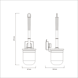 Dogo tốt sản phẩm bán Tường Gắn cốc hút nhà vệ sinh bàn chải chủ móc <span class=keywords><strong>homebase</strong></span> nhà vệ sinh bàn chải chủ - Product Image 6