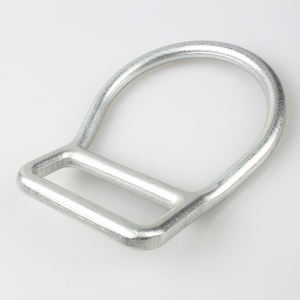 Jensan coleira de segurança, anel d, largura dupla, metal interno, com 45mm, branco/zinco, amarelo/preto/zinco, colorido ansi Z359.12-09 - Product Image 3