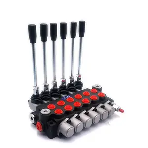 Y P40-6 Engineering agricultural machinery Customized 6 Spool Monoblock Hydraulic Control Valves