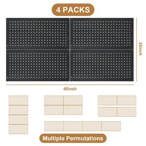 Precio barato <span class=keywords><strong>pegboard</strong></span> estante de exhibición gancho en negro <span class=keywords><strong>Pegboard</strong></span> de metal de alta calidad - Product Image 4