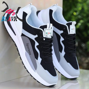Chaussures de marche confortables et respirantes pour hommes ZX728, semelle intermédiaire et extérieure en PVC, empeignes en mesh, vente en gros directe d'usine - Product Image 3