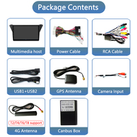 Lecteur DVD de voiture Android pour Hyundai Rohens Genesis, radio multimédia, vidéo, navigation GPS, prise en charge du Wi-Fi, Car-play, DVR, sans lecteur DVD