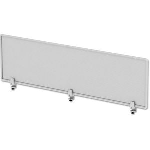 Alera ALEPP6518 65 pouces. X 18 pouces Panneau de séparation en polycarbonate - Argent - Cloison de bureau - Product Image 2