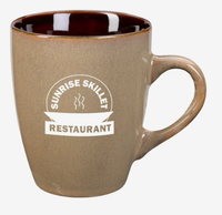 Tasses à café en céramique artisanale avec logo personnalisé, 12 oz, cadeau promotionnel, marketing d'entreprise, publicité d'événements, souvenir de marque
