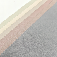 Tissu en cuir PU fin et doux 210GSM 0,4 mm d'épaisseur, résistant à l'abrasion et anti-moisissure pour manteaux et vestes