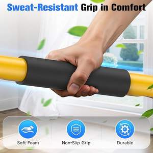 Stasiun Dip Bar Besster yang Dapat Disesuaikan, Parallette Heavy Duty, Bar Paralel yang Stabil, Stand Dip untuk Gym Rumahan, Kalistenik, Latihan Tubuh Bagian Atas - Product Image 6