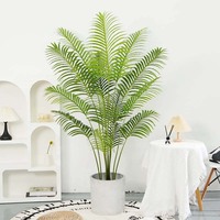 Tanaman Plastik Buatan Strelitzia Banyan Gaya Nordik, Pot Tinggi, Dekorasi Ruang Tamu, 200cm