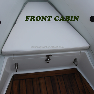 CE certificato PVC Hypalon costola 580 Yacht di lusso in fibra di vetro gonfiabile usato pesca Sport barca per la vendita - Product Image 4