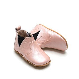 Babyhappy Chine Fournisseur Skidproof Chaussures Mix Tailles Populaire Semelles Souples Fantaisie En Cuir Bébé Bottes - Product Image 3