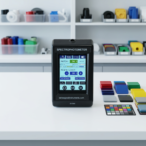 Espectrofotómetro portátil visible de 400-700nm, colorímetro digital, espectrómetro de mano para garantizar la consistencia del color en plásticos - Product Image 3