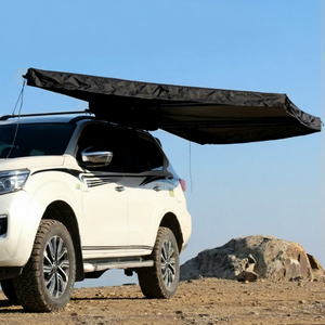 Tente à auvent en forme <span class=keywords><strong>d</strong></span>'éventail à 180 degrés quatre saisons, en maille PVC 1000g et tissu Oxford 600D, imperméable 2000-3000mm pour voiture - Meilleures ventes - Product Image 5