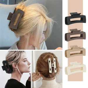 Fermagli per capelli in plastica opaca di alta qualità (Shark Clips) all'ingrosso, a tenuta forte, antiscivolo, resistenti, per donne e ragazze con capelli spessi e ricci - Product Image 1