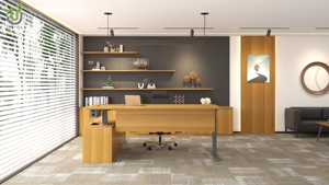 Iultra lớn màu trắng hình chữ L bàn đứng điện cho văn phòng nhà thiết kế hiện đại với động cơ kép và điều khiển bộ nhớ cho các góc - Product Image 4