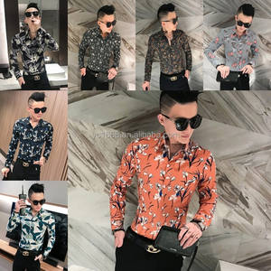 Nueva camisa de manga larga para hombre de alta calidad con diseño de estampado pícaro y de moda Tendencia de camisa informal para hombre - Product Image 1