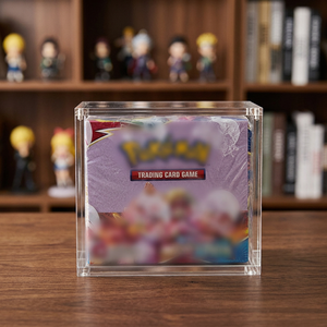 Factory Direct Sale trading card booster <b>box</b> protector 5mm 6mm <b>acrylic</b> booster <b>box</b> case - Product Image 3