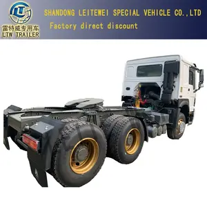 Sino Euro 2 6x4 6x6 50 Tons 2019 Heavy Duty Tractor Head Used Howo 371hp 375hp Tractors Truck For Sale
