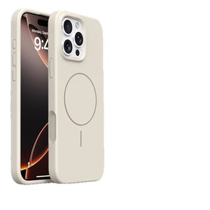 La custodia All-in-One in Silicone liquido IPhone17promax per <span class=keywords><strong>iPhone</strong></span> 16pro include la presa del telefono e il pulsante della fotocamera supporta la ricarica del magnete - Product Image 1