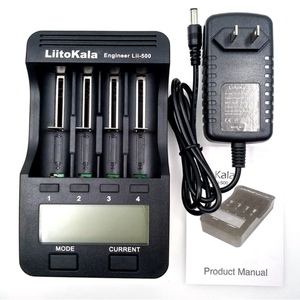 <span class=keywords><strong>LiitoKala</strong></span> <span class=keywords><strong>Lii</strong></span> <span class=keywords><strong>500</strong></span>จอ LCD สมาร์ท Li Ion และ NiMH Strong Power 18650 26650อะแดปเตอร์ชาร์จแบตเตอรี่อัจฉริยะ - Product Image 2