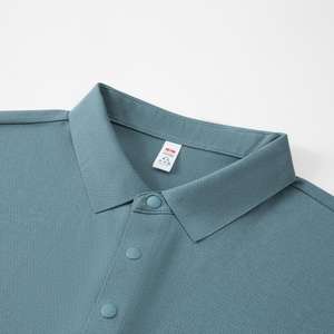 Performance Brodé Personnalisable Logo Brodé Léger 100% Polyester Peu Cher Polo de Golf pour Hommes - Product Image 2