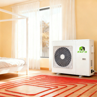 Bomba de Calor Aire-Agua de Alto COP con Inversor DC de 7kW, Tipo de Almacenamiento, ERP A++, Bajo Nivel de Ruido para Uso en Hoteles en España