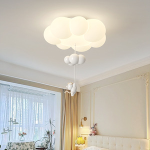 โคมไฟเพดานรูปทรงเมฆ LED สไตล์โมเดิร์นมินิมอล สำหรับห้องนอน ห้องนั่งเล่น - Product Image 2