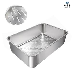 Großhandel Katzen toilette aus Edelstahl mit großer Kapazität und leicht zu reinigender Anti-Rutsch-Matte Katzen toilette - Product Image 6