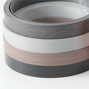 Made In China Tabela Proteção Madeira Cor Laminado Borda Tiras, Venda Quente Pré-Colada Abs/<span class=keywords><strong>Pvc</strong></span> Cor Vermelha Borda Fita