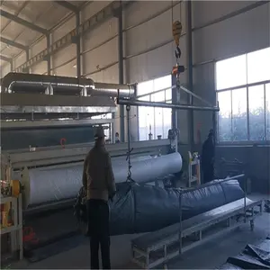 Red de drenaje compuesto HDPE 3D Polietileno de drenaje compuesto para línea de máquina de fabricación de extrusora de drenaje de jardín