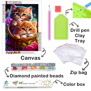 Rhinestone เพชรจิตรกรรม<span class=keywords><strong>แมว</strong></span>วาดผ้าใบ HandPainted Art ของขวัญ DIY ภาพโดยเพชรสัตว์ชุดตกแต่งบ้าน - Product Image 1