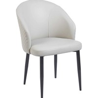 Chaise de restaurant hexagonale en gros, dossier incurvé et tissu résistant à l'eau pour bar en marbre, bar à tapas, salle à manger, club