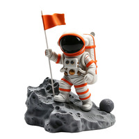 Figurine en vinyle personnalisée de garçon astronaute mignon, jouet de collection de marque OEM, dessin animé pour les enfants de 8 ans et plus