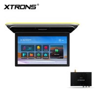 Monitor de Techo para Auto XTRONS de 15.6 Pulgadas, 1920x1080 IPS, Pantalla Táctil Abatible, Android, con Sonido Superior y Entrada HD, Reproducción de Video 4K