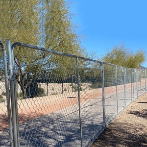 Bảng điều khiển hàng rào mạ kẽm tạm thời nặng-Dây 3mm, Lưới 50x50mm, khung 32x1mm cho công trường xây dựng - Product Image 6