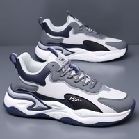 Chaussures pour hommes, nouveau style automne, antidérapantes, respirantes, rehaussantes, à semelle souple, en maille, couleur unie, baskets décontractées pour la course