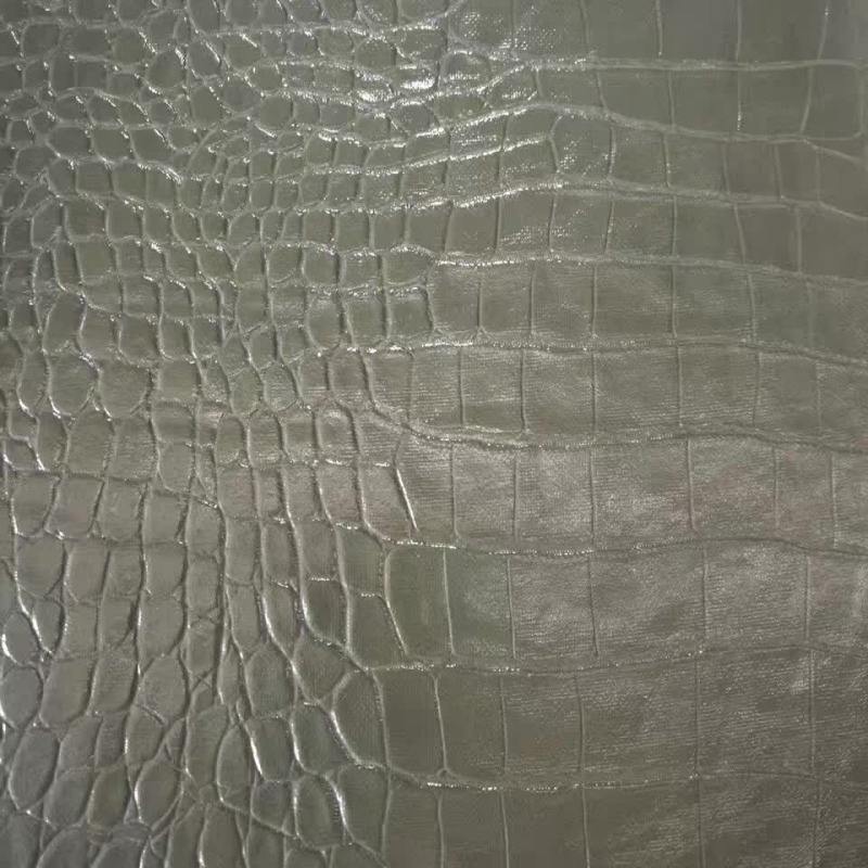 Scale Relief Pattern Synthetic Leather Sheet, Honey Textured Finish For ...