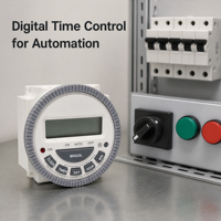 Minuteur numérique programmable hebdomadaire TM619 AC220V 230V 240V avec écran LCD et relais pour le contrôle des appareils électroménagers