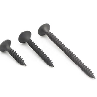 Vis autotaraudeuses à tête fraisée Phillips phosphatées noires pour bois et plaques de plâtre – Approvisionnement direct usine